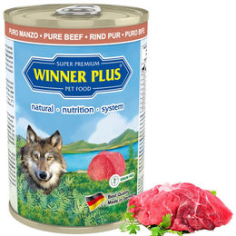 Produktbild von Winner Plus MONO PUR Hundefutter Rind Monoprotein Sensitive 400 g