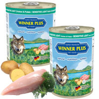 Produktbild von Winner Plus SENSITIVE Light Hundefutter mit Huhn zur Gewichtskontrolle 400 g - 400 g