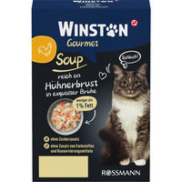 Produktbild von Winston Deluxe Hühnchenbrust in Fleischbrühe Katzen-Leckerli