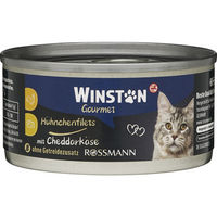 Produktbild von Winston Deluxe Hühnerfilets mit Cheddarkäse für Katzen