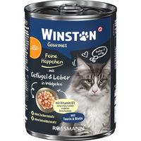 Produktbild von Winston Deluxe Katzenfutter Geflügel und Leber in Wildgelee