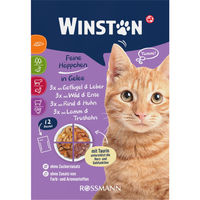 Produktbild von Winston Feine Häppchen in Gelee Multipack für Katzen