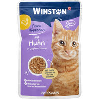 Produktbild von Winston Feine Mahlzeit Hühnchen in Joghurtsauce für Katzen