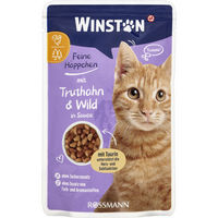 Produktbild von Winston Feine Mahlzeit Truthahn & Wild in delikater Sauce für Katzen