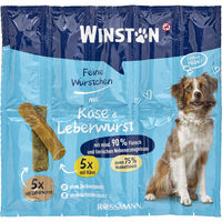 Produktbild von Winston Feine Würstchen für Hunde mit Käse und Leberwurst 10 Stück