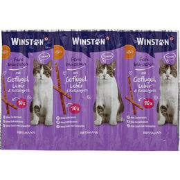 Winston Feine Würstchen mit Geflügel, Leber und Katzengras für Katzen – Bild 1 von 1
