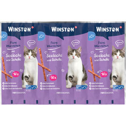 Winston Feine Würstchen mit Seelachs und Scholle 6 x 50 g – Bild 1 von 1