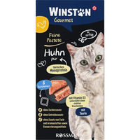 Produktbild von Winston Gourmet Feine Pastete Huhn Monoprotein für erwachsene Katzen 8 x 100g