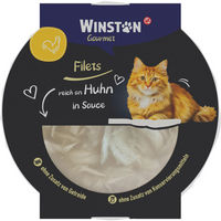 Produktbild von Winston Gourmet Filets Huhn in Sauce Katzenfutter
