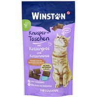 Produktbild von Winston Knuspertaschen mit Katzengras und Katzenminze für Katzen
