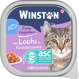 Winston Schlemmer-Menü mit Lachs und Kräutersauce für Katzen – Bild 1 von 1