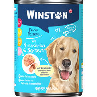 Produktbild von Winston Schlemmertopf Nassfutter für Katzen mit 4 Fleischsorten