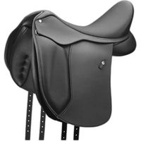 Produktbild von Wintec 500 Dressursattel für Pferde aus Kunstleder Schwarz 43 cm/17"