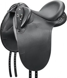 Wintec 500 Stocksattel aus Kunststoff Schwarz Größe M – Bild 1 von 2