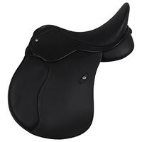 Produktbild von Wintec 500 Vielseitigkeitssattel aus Kunstleder Schwarz 16,5 Zoll 42 cm