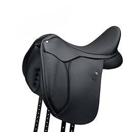 Wintec Dressursattel 500 aus Kunstleder Schwarz 44 cm/17 Zoll – Bild 1 von 3