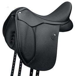 Wintec Dressursattel für Pferde aus Kunstleder Schwarz 18 Zoll (46 cm) – Bild 1 von 13