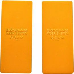 Wintec EASY-CHANGE Riser Paar Einsätze für das Ausgleichssystem aus Schaumstoff in Orange – Bild 1 von 2