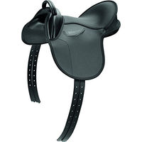 Produktbild von Wintec Kinderreitkissen für Ponys in Schwarz aus Memory Foam und Kunstleder