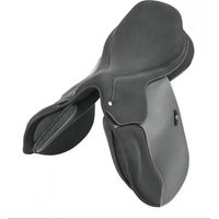 Produktbild von Wintec Pro Jump Springsattel für Ponys aus Kunstleder in Schwarz