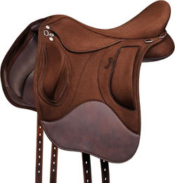 Produktbild von Wintec ProWide Endurance Cair Reitsattel aus Kunstleder in Braun