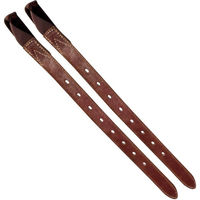 Produktbild von Wintec Quick-Change Gurtstrippen aus Leder Braun 13 Zoll 32,5 cm