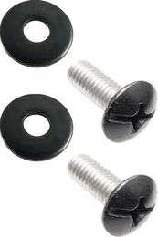Produktbild von Wintec Schrauben für Viertel aus Edelstahl in Silber und Schwarz 2er Pack