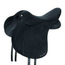 Wintec Vielseitigkeitssattel WINTECLite D’Lux aus Kunstleder in Schwarz 15 Zoll (38 cm) – Bild 1 von 4