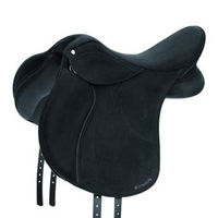 Produktbild von Wintec Vielseitigkeitssattel WINTECLite D’Lux aus Kunstleder in Schwarz 15 Zoll (38 cm)
