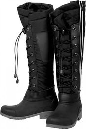 Winterreitstiefel Kinder York Calgary aus Kunstleder Schwarz Größe 33 – Bild 1 von 1