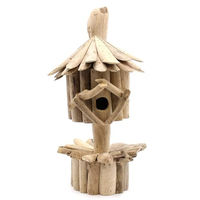 Produktbild von Wisdom Panel Vogelhaus aus Treibholz auf Ständer