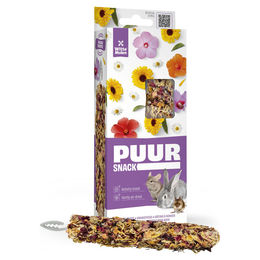 Witte Molen Puur Knabbersticks Hibiskus & Ringelblume für Kaninchen 80 g – Bild 1 von 1
