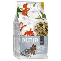 Witte Molen Puur Nagerfutter für Chinchilla und Degu ohne Zucker und Zusatzstoffe 2 kg - 2 kg – Bild 1 von 6