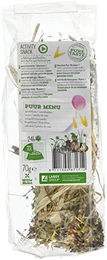 Witte Molen Puur Pauze Heustick Knabberstange mit Blüten für Kaninchen 70 g - 70 g – Bild 1 von 2