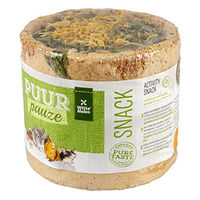 Produktbild von Witte Molen Puur Pauze Knabberstange Karottenröhrchen mit Getreide und Brennnessel für Nagetiere 200 g - 200 g