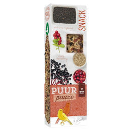 Witte Molen Puur Pauze Sticks Holunder und Moosbeere Knabberstangen für Kanarienvögel 60 g - 3 x 2 Stk. – Bild 1 von 2
