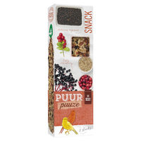 Produktbild von Witte Molen Puur Pauze Sticks Holunder und Moosbeere Knabberstangen für Kanarienvögel 60 g - 3 x 2 Stk.