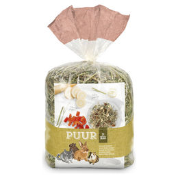 Produktbild von Witte Molen Puur Wiesenheu mit Gemüse 500 g für Nager wie Kaninchen und Meerschweinchen - 500 g