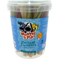 Produktbild von Woezel & Pip Kwispel Twisters Mix Belohnungssnack Sticks 250 g