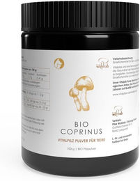 Wohlrab Bio Coprinus Pilzpulver Vitaminsupplement für Tiere 100g – Bild 1 von 2