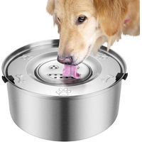 Produktbild von wohnTRAUM24 Trinkbrunnen für Hunde aus Edelstahl mit 3 L Kapazität