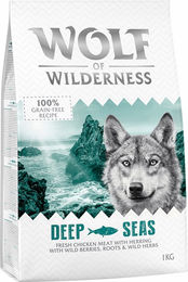 Produktbild von Wolf of Wilderness Adult Hundefutter Deep Seas Hering getreidefrei 1 kg - 1 kg