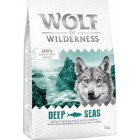 Produktbild von Wolf of Wilderness Adult Hundefutter Deep Seas Hering getreidefrei 1 kg - 1 kg