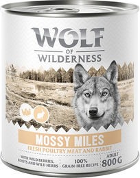 Produktbild von Wolf of Wilderness Adult Hundefutter Geflügel mit Kaninchen getreidefrei 6 x 800 g - 6 x 800 g