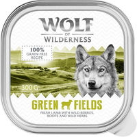 Produktbild von Wolf of Wilderness Adult Hundefutter Lamm Getreidefrei 6 x 300 g Schalen - 6 x 300 g