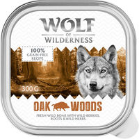 Produktbild von Wolf of Wilderness Adult Hundefutter Oak Woods Wildschwein Getreidefrei Monoprotein 24 x 300 g Schalen - 24 x 300 g