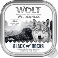 Produktbild von Wolf of Wilderness Adult Hundefutter Ziege Getreidefrei 6 x 150 g Schalen
