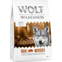 Produktbild von Wolf of Wilderness Adult Oak Woods Hundefutter Wildschwein getreidefrei 1 kg - 1 kg