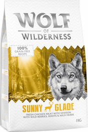 Produktbild von Wolf of Wilderness Adult Sunny Glade Hundefutter Hirsch getreidefrei 1 kg - 5 x 1 kg