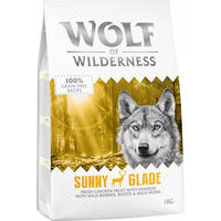 Produktbild von Wolf of Wilderness Adult Sunny Glade Hundefutter Hirsch getreidefrei 1 kg - 5 x 1 kg